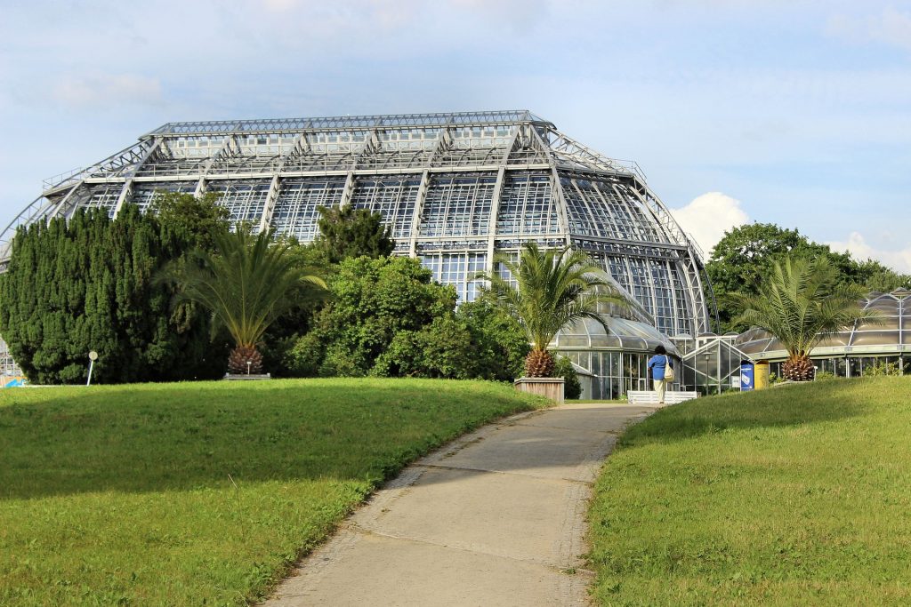 Tolle Spaziergänge sind möglich im Botanischen Garten. 