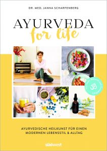 Buchcover von dem Ratgeberbuch "Ayurveda for Life".