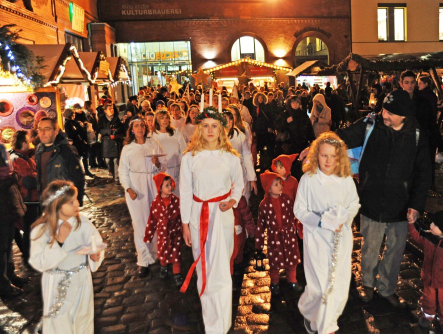 Skandinavisches Weihnachtsfeeling auf dem Lucia Weihnachtsmarkt